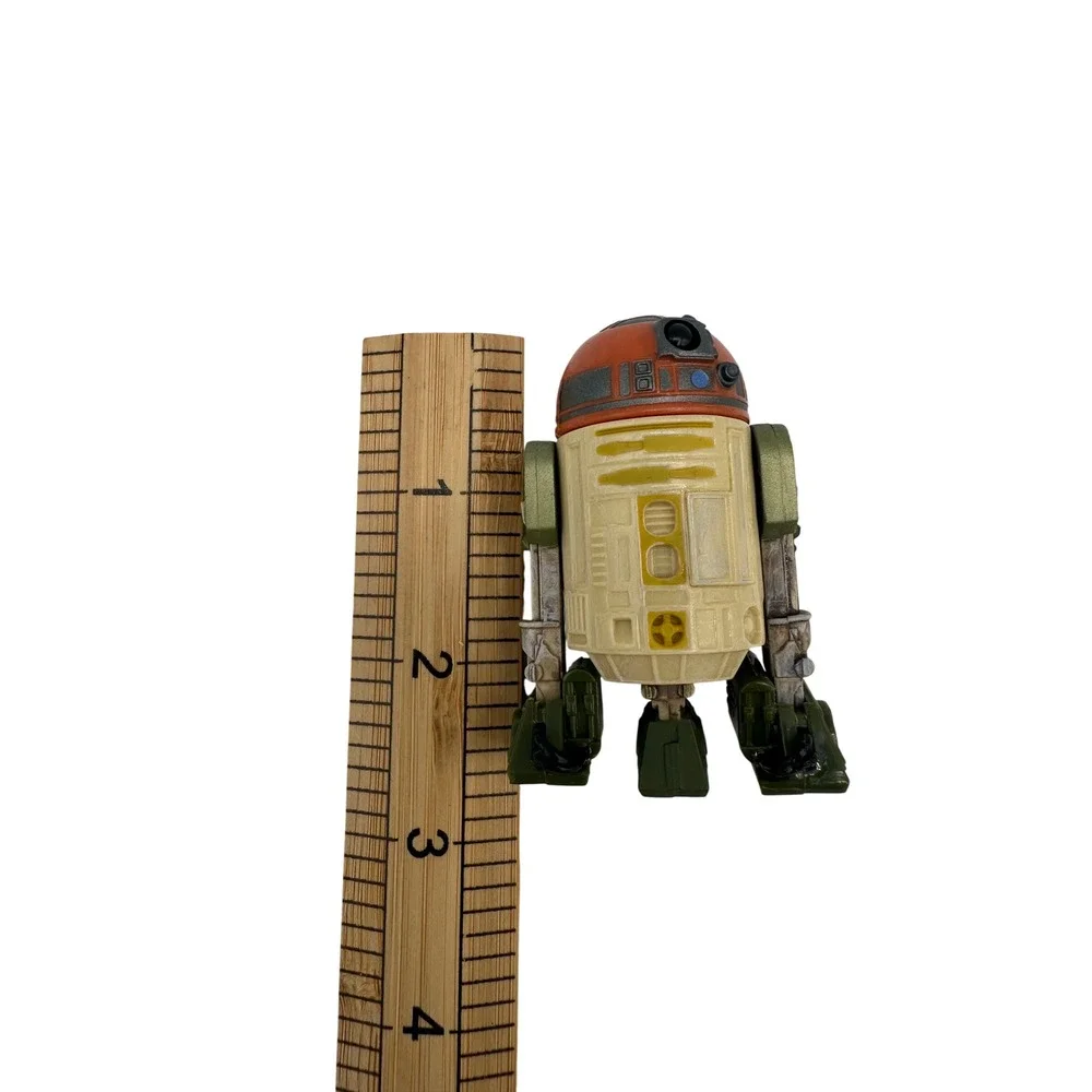 Hasbro Star Wars R4-H5 Astromech Droid Figure 2.5 Inch Red Tan Green 2004 LFL